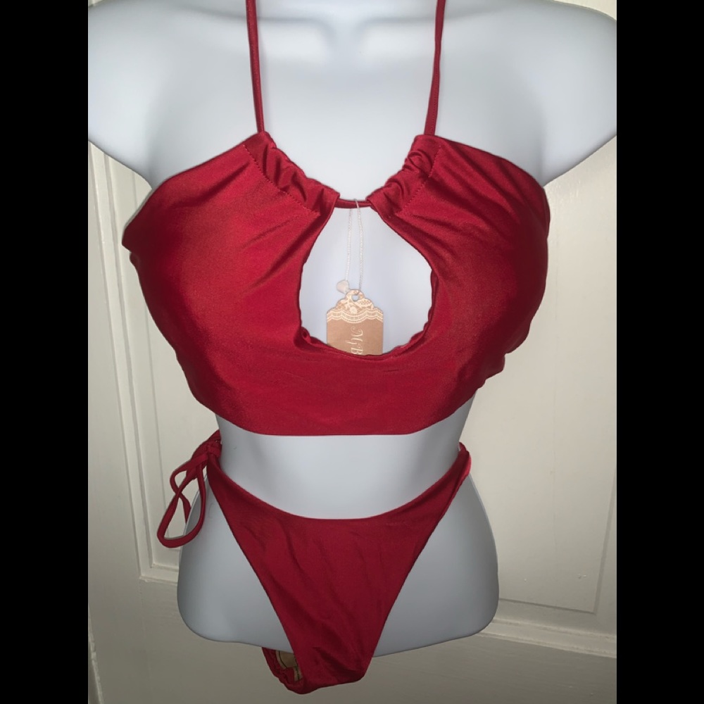 Two piece bathing suit size large